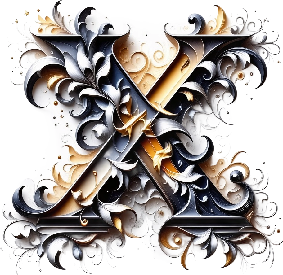 Elegant Ornamental Letter K